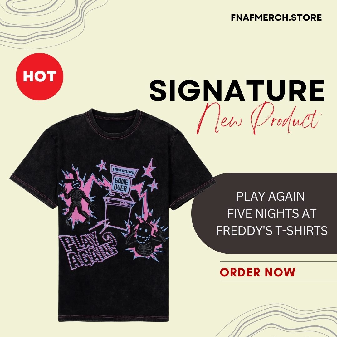 Play Again TTPM0104 Five Nights at Freddy's T-Shirts